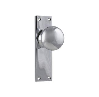 Tradco 0910 Door Knob Victorian Latch Chrome Plated