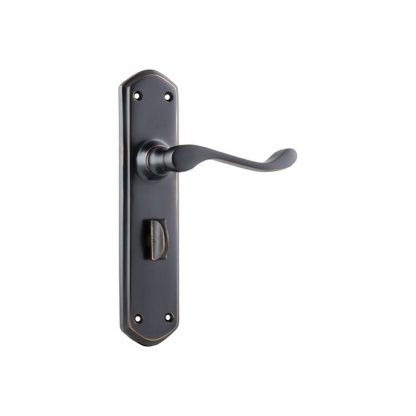 Tradco 1047P - Windsor Lever Privacy - Antique Copper - 200x45mm - 60mm(P)