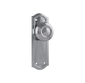 Tradco 1092 - Kensington Knob Passage - Chrome Plate - 175x58mm
