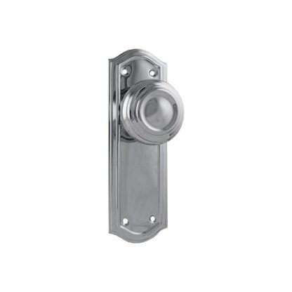 Tradco 1092 - Kensington Knob Passage - Chrome Plate - 175x58mm