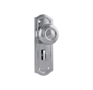 Tradco 1092P - Kensington Knob Privacy - Chrome Plate - 175x58mm