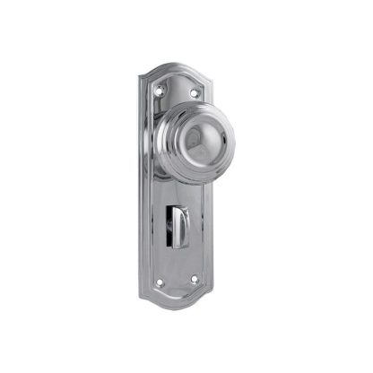Tradco 1092P - Kensington Knob Privacy - Chrome Plate - 175x58mm