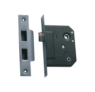 1145 - Bathroom Lock - Antique Copper - 44mm Backset