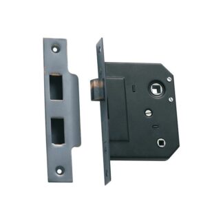 1145 - Bathroom Lock - Antique Copper - 44mm Backset
