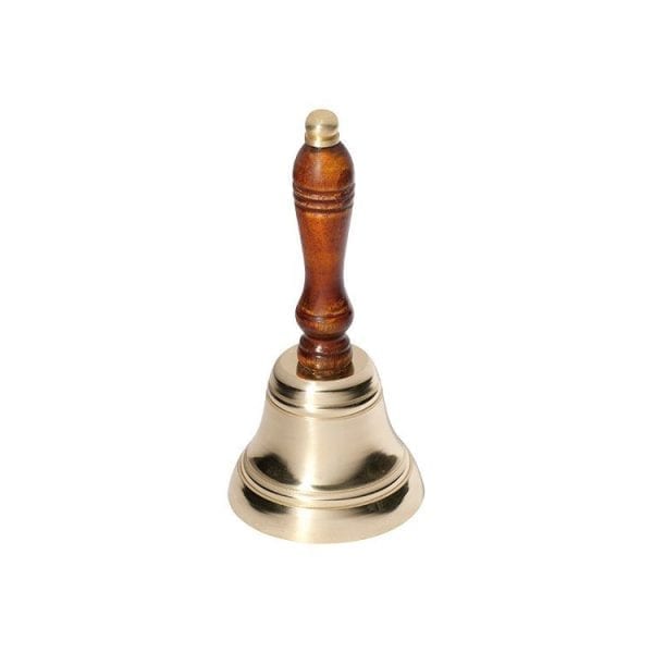 1294 - Hand Bell - 170mm - Polished Brass