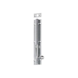 1370 - Barrel Bolt - Long Throw - Satin Chrome - 150x25mm