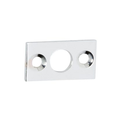1438 - Plate Keeper - Chrome Plate - 25x13mm - 7.5mm Bolt