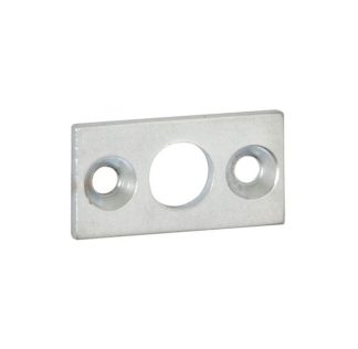 1447 - Plate Keeper - Satin Chrome - 25x13mm - 7.5mm Bolt