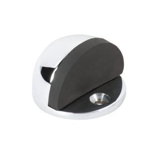 1522 - Door Stop - Oval - Chrome Plate