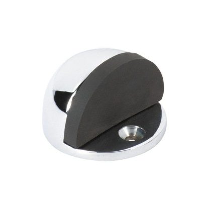 1522 - Door Stop - Oval - Chrome Plate