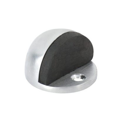 1523 - Door Stop - Oval - Satin Chrome