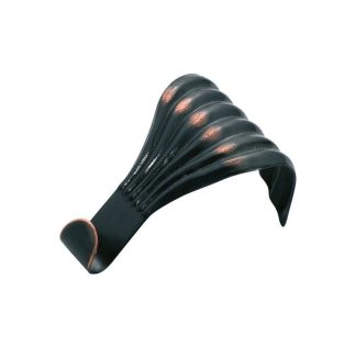 1556 - Picture Rail Hook Fluted - Sheet Brass - Antique Copper