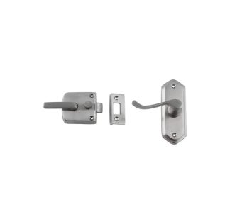 2060 - Screen Door Latch - Satin Chromed - Left Hand External