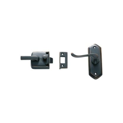 2062 - Screen Door Latch - Antique Copper - Left Hand External