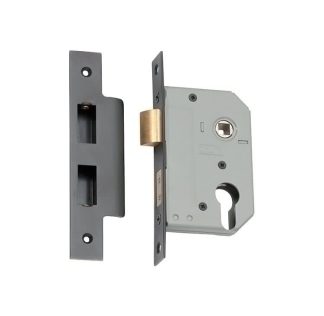 Mortice Lock Euro Antique Copper CTC47.5mm Backset 46mm