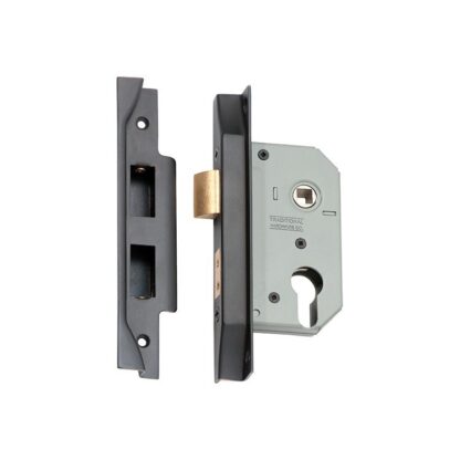 Mortice Lock Euro Rebated Antique Copper CTC47.5mm Backset 46mm