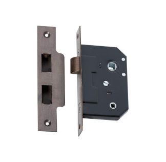 2202 - Bathroom Lock - Antique Brass - 44mm Backset
