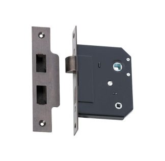 2203 - Bathroom Lock - Antique Brass - 57mm Backset