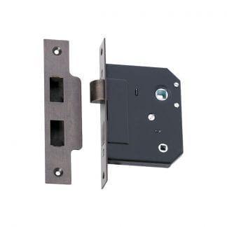 2203 - Bathroom Lock - Antique Brass - 57mm Backset