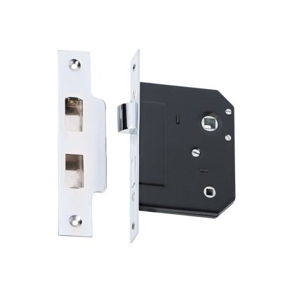 2212 - Bathroom Lock - Chrome Plate - 44mm Backset