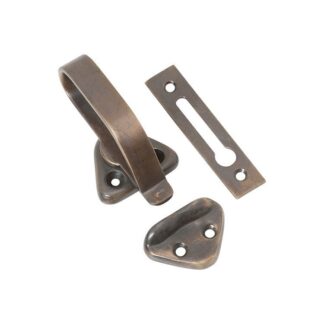 2298 Hopper Window Catch - Antique Brass
