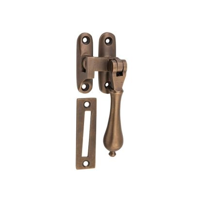 2310 Casement Fastener - Teardrop - Antique Brass