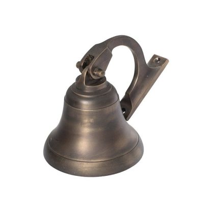 2369 - Ships Bell - Antique Brass - 100mm
