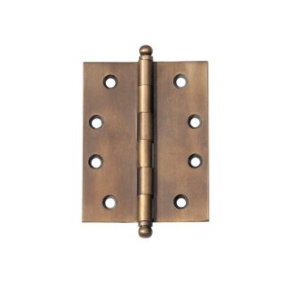 2378 Hinge - Butt Hinge - Loose Pin Ball - Antique Brass - 100x75x3mm