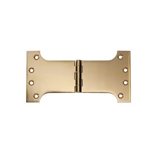 2484 Hinge - Parliament Hinge - Polished Brass - 100x200x4mm