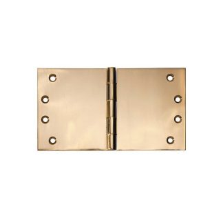 2492 Hinge - Broad Butt Hinge - Polished Brass - 100x175x4mm