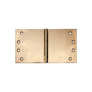 2492 Hinge - Broad Butt Hinge - Polished Brass - 100x175x4mm