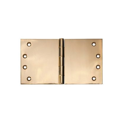 2492 Hinge - Broad Butt Hinge - Polished Brass - 100x175x4mm