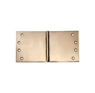2493 Hinge - Broad Butt Hinge - Polished Brass - 100x200x4mm