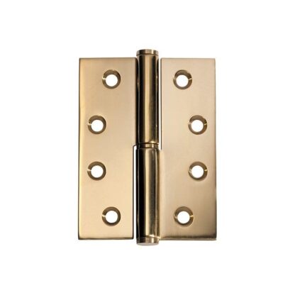 2496 Hinge - Lift Off Hinge - Left Hand - Polished Brass - 100x75x2.5mm