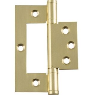 2497 Hinge - Hirline Hinge - Brass Finish - 100x49x2.5mm
