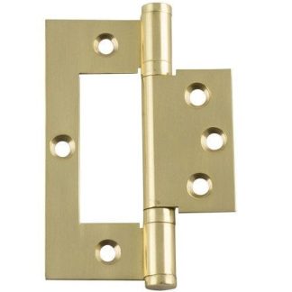 2497 Hinge - Hirline Hinge - Brass Finish - 100x49x2.5mm