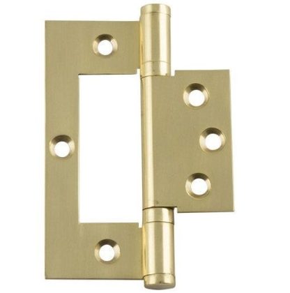 2497 Hinge - Hirline Hinge - Brass Finish - 100x49x2.5mm