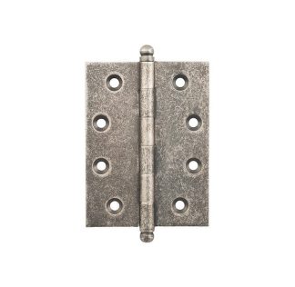 2528 Hinge - Butt Hinge - Loose Pin Ball - Rubbed Nickel- 100x75mm