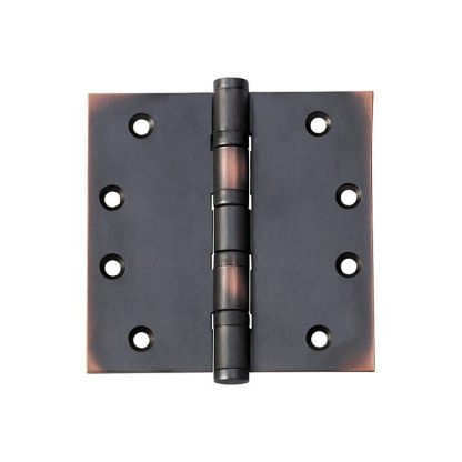 2564 Hinge - Ball Bearing Hinge - Antique Copper - 100x100x3mm