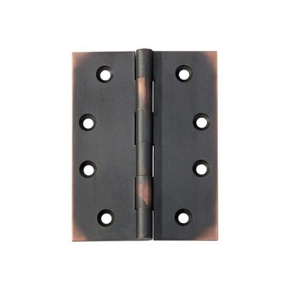 2573 Hinge - Butt Hinge - Fixed Pin - Antique Copper - 100x75x3mm