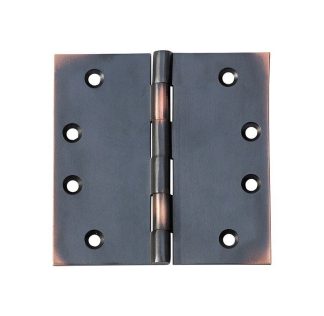 2574 Hinge - Butt Hinge - Fixed Pin - Antique Copper - 100x100x3mmmm