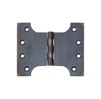 2581 Hinge - Parliament Hinge - Antique Copper - 100x125x4mm
