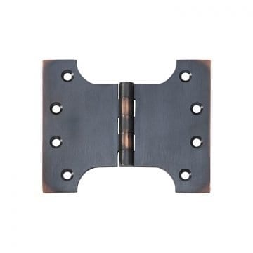 2581 Hinge - Parliament Hinge - Antique Copper - 100x125x4mm