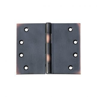 2590 Hinge - Broad Butt Hinge - Antique Copper - 100x125x4mm