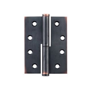 2596 Hinge - Lift Off Hinge - Left Hand - Antique Copper - 100x75x2.5mm