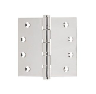 2614 Hinge - Ball Bearing Hinge - Polished Nickel- 100x100x3mm