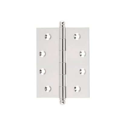 2628 Hinge - Butt Hinge - Loose Pin Ball - Polished Nickel- 100x75mm