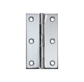 2670 Hinge - Butt Hinge - Fixed Pin - Chrome Plate - 89x50x2.5mm