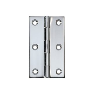 2670 Hinge - Butt Hinge - Fixed Pin - Chrome Plate - 89x50x2.5mm