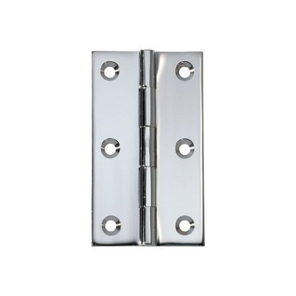 2670 Hinge - Butt Hinge - Fixed Pin - Chrome Plate - 89x50x2.5mm